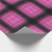 kleine neonpijlers schaduwen plat vierkant cadeaupapier (Hoek)