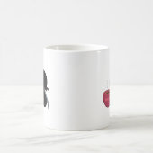 Kleine Ninja met grote koffie-Mok Koffiemok (Center)