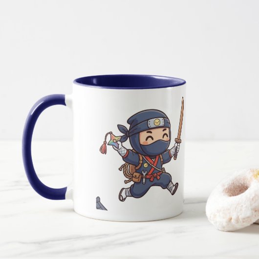 Kleine ninja-mok mok (Met donut)