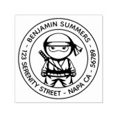 Kleine Ninja Retouradres Zelfinktende Stempel (Design)