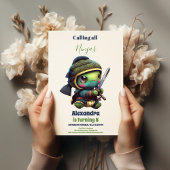 Kleine Ninja Turtle Kids Verjaardag Kaart