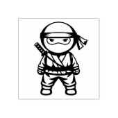 Kleine Ninjakrijger Rubberstempel (Afrduk)