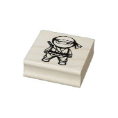 Kleine Ninjakrijger Rubberstempel (Stempel)