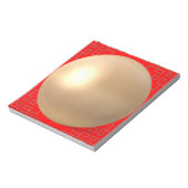 Kleine notitieblok Golden Orb (Linkerzijde)