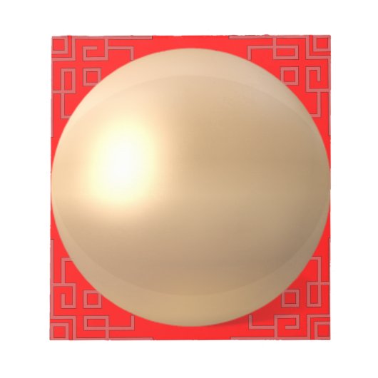 Kleine notitieblok Golden Orb (Voorkant)