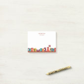 Kleine notities voor schoolboeken post-it® notes (Op bureau)