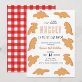 Kleine Nugget 1e 2e 3e Verjaardag Kaart (Voorkant / Achterkant)