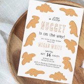 Kleine Nugget Casual Baby shower Kaart