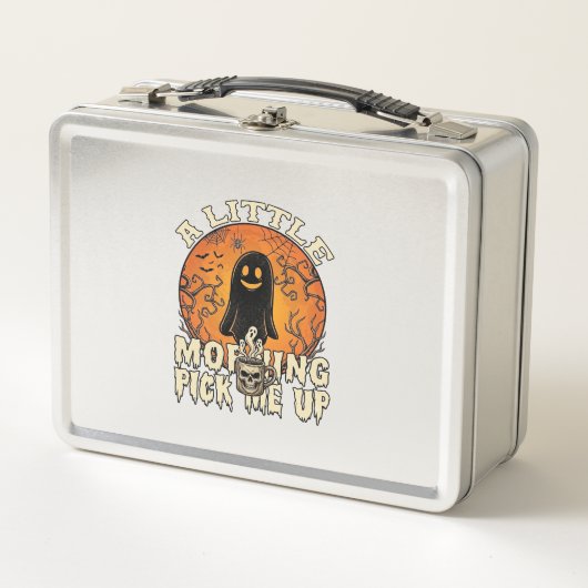 Kleine ochtend-pick-me-up Halloween Ghost Skull Mu (Voorkant)