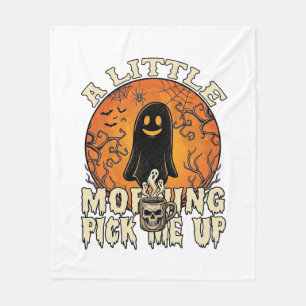 Kleine ochtend-pick-me-up Halloween Ghost Skull Mu Fleece Deken