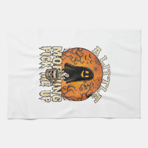 Kleine ochtend-pick-me-up Halloween Ghost Skull Mu Theedoek