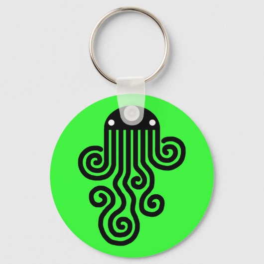 Kleine octopus sleutelhanger (Voorkant)