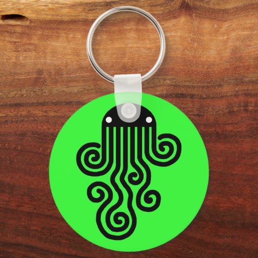 Kleine octopus sleutelhanger (Voorkant)