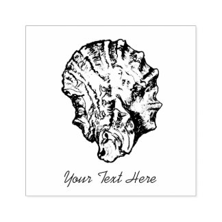 Kleine oester Napkin Stamp Rubberstempel