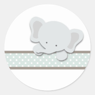 Kleine Olifant {Blauwgroen} | STICKERS