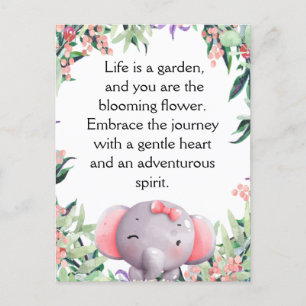 kleine olifant briefkaart