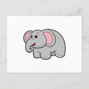 Kleine olifant briefkaart