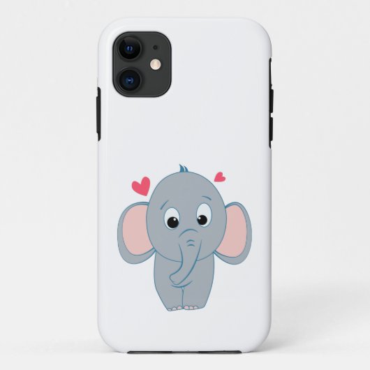 Kleine olifant Case-Mate iPhone case (Achterkant)
