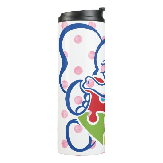 Kleine olifant, groot hart thermosbeker (Gedraaid links)