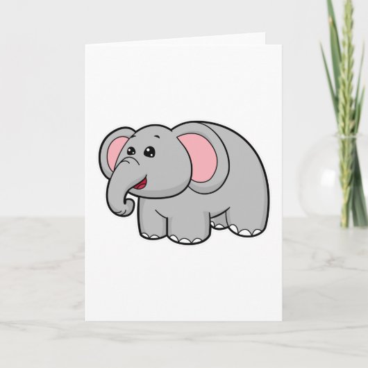 Kleine Olifant Kaart (Voorkant)