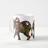 kleine olifant koffiemok (Voorkant links)