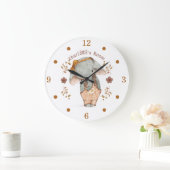 Kleine olifant kwekerij grote klok (Huis)