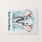  kleine olifant legpuzzel (Horizontaal)