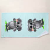 Kleine olifant met blote handdoeken (Voorkant)
