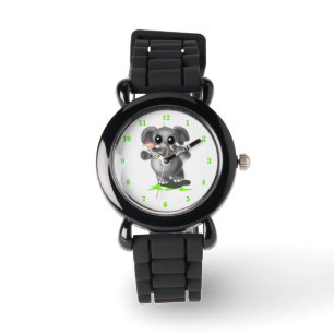 Kleine olifant met ventilator - Liefde Horloge