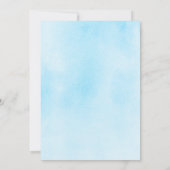 Kleine olifant prins Het is een Baby shower van ee Kaart (Achterkant)