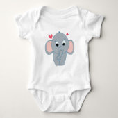 Kleine olifant romper (Voorkant)