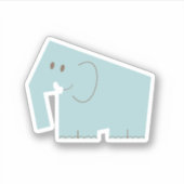 Kleine olifant sticker (Voorkant)