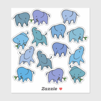 Kleine Olifanten Sticker