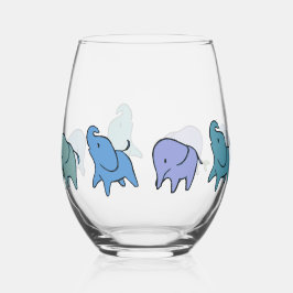 Kleine Olifanten Wijnglas Zonder Voet