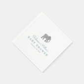 Kleine olifantenBaby shower Servet (Hoek)