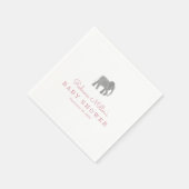 Kleine olifantenBaby shower Servet (Hoek)