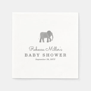 Kleine olifantenBaby shower Servetten