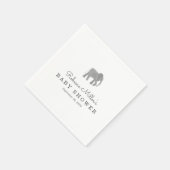 Kleine olifantenBaby shower Servetten (Hoek)