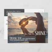 Kleine Onderneming Dank u Briefkaart (Voorkant / Achterkant)