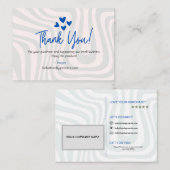 Kleine Onderneming Dank u Informatiekaartje (Voorkant / Achterkant)