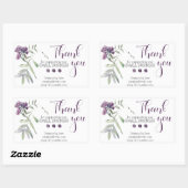 Kleine Onderneming Dank u Logo Gepersonaliseerd St Rechthoekige Sticker (Vel)