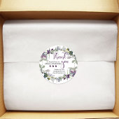 Kleine Onderneming Dank u Logo Gepersonaliseerd St Ronde Sticker