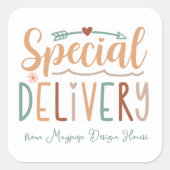  Kleine Onderneming Dank u Stickers (Voorkant)