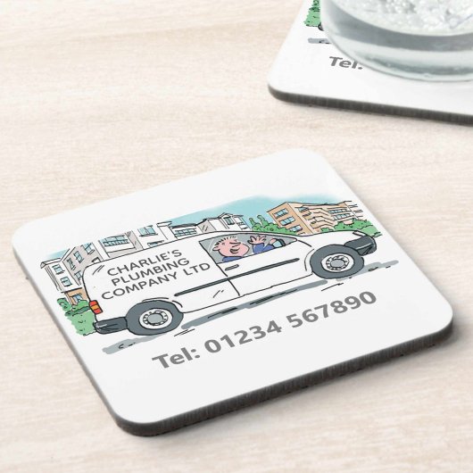 Kleine Onderneming met Naam op Bedrijf Van Bier Onderzetter