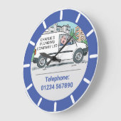 Kleine Onderneming met Naam op Bedrijf Van Grote Klok (Hoek)