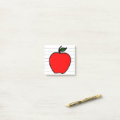 Kleine Onderwijzersappel School Post-it Notities C Post-it® Notes (Op bureau)
