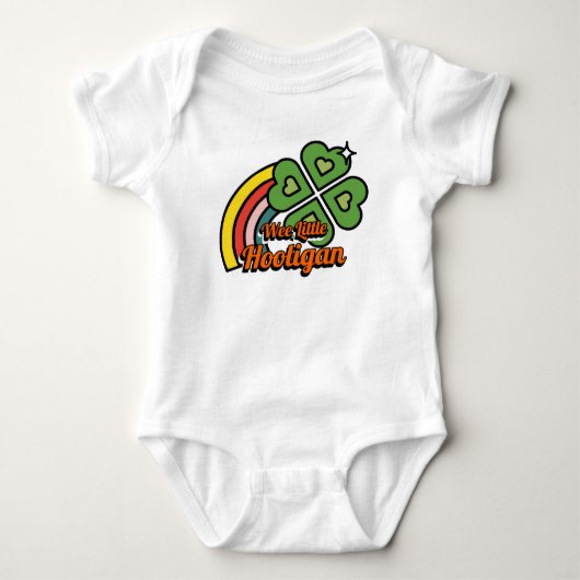 Kleine ondeugende St. Patrick's Day Romper (Voorkant)
