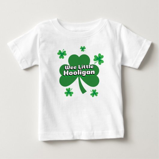 Kleine ondeugende St. Patrick's Day Shamrock (Voorkant)