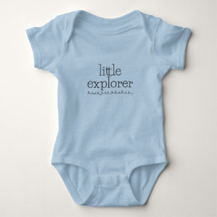 "Kleine Ontdekkingsreiziger" Baby Jongens Kleding  Romper