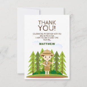 Kleine ontdekkingsreiziger Dank u Kaart